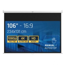 Iggual pantalla manual 16:9 106" 234x131 cm