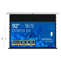 Iggual pantalla eléc tensionada 16:9 92" 203x114cm