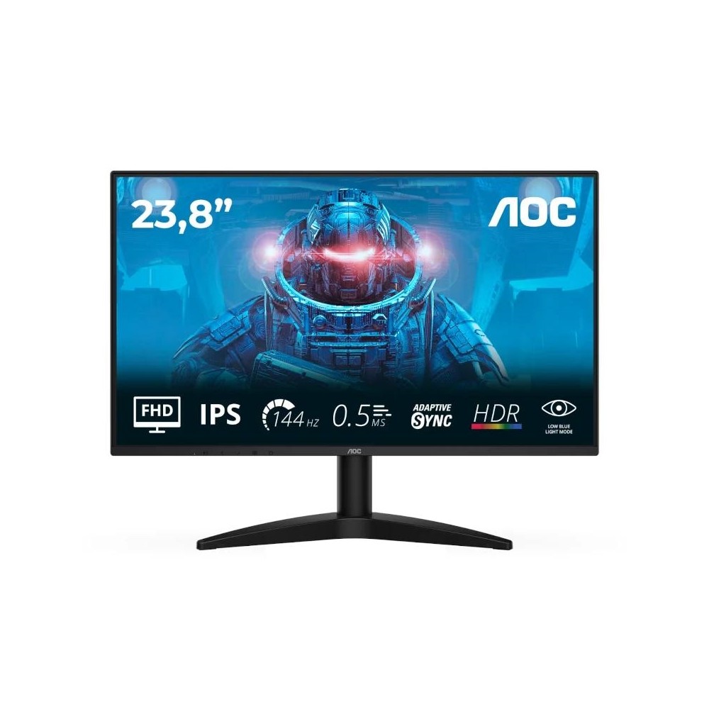 Aoc 24b36x monitor 23.8" 144hz hdmi dp ips