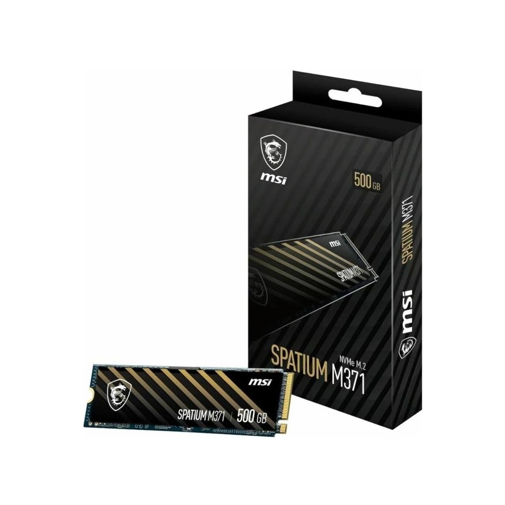 Msi ssd spatium m371 500gb pcie 3.0 nvme 2200 mb-s