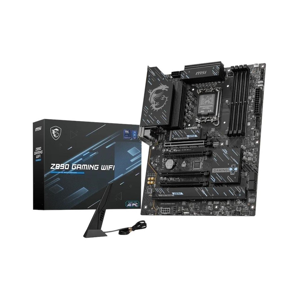 Msi placa base z890 gaming wifi ddr5 atx lga1851