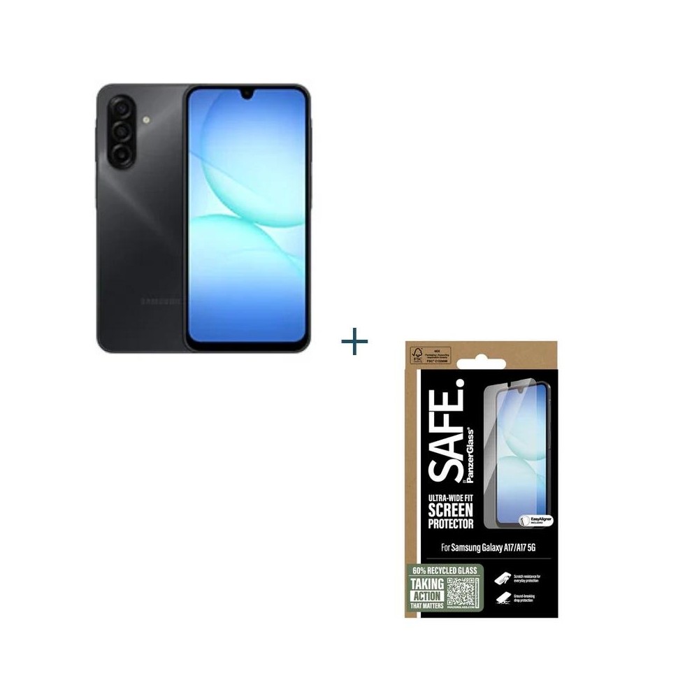 Samsung galaxy a17 5g 256gb 4gb negro+ prot safe