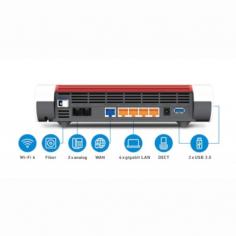 Fritz!box 5690 pro router wifi7 1x2,5gb wan 4xgb l 2