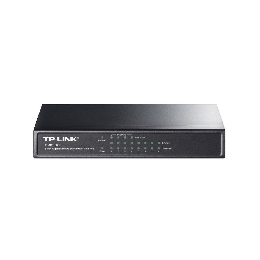 Tp-link tl-sg1008p switch 8xgb 4xpoe