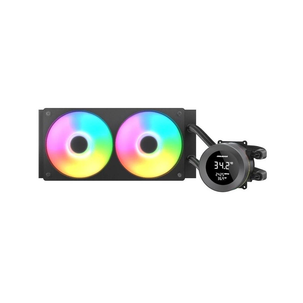 Cougar ref. liquid.poseidon vistek argb 240 black