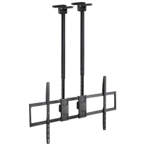 SOPORTE TECHO DOBLE MASTIL TOOQ LPCE11120TSLI-B 60-120" NEGRO