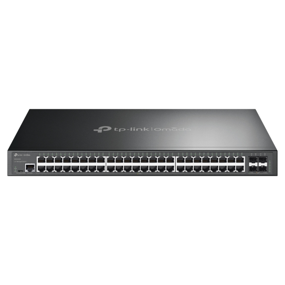 MANAGED SWITCH OMADA TP-LINK 48 PORT GIGABIT L2+ 4 RANURAS 10GE SFP+