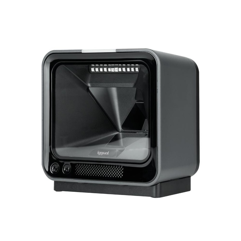 Iggual lector código barras sobremesa 2d usb ar