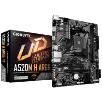 PLACA BASE GIGABYTE A520M H ARGB AM4 MICROATX