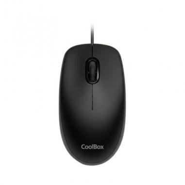 Coolbox ratón u01 usb 1600dpi negro