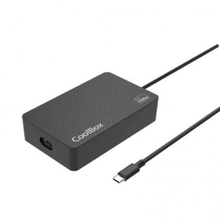Coolbox cargador portátil gan usb-c 100w