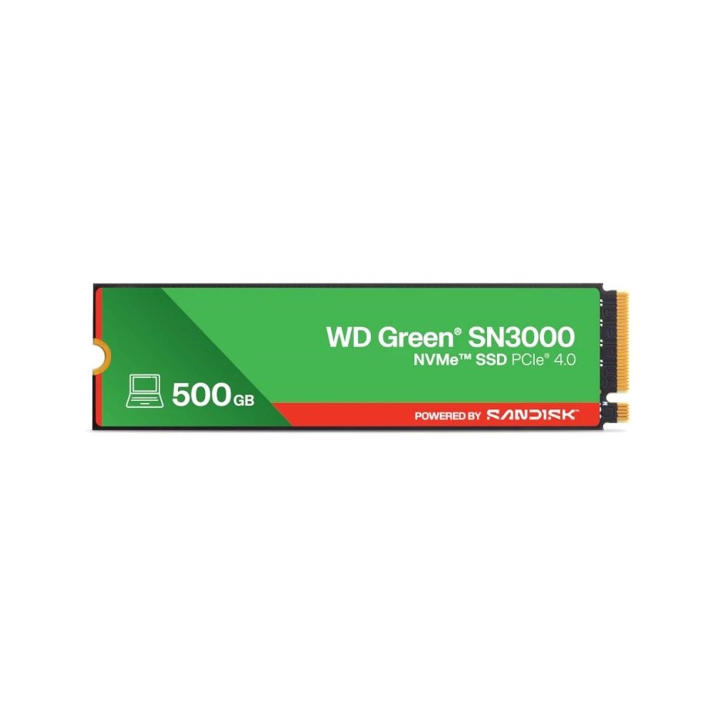 Wd green sn3000 ssd 500gb pcie gen4 nvme
