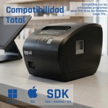 Iggual impresora térmica tp easy 80 usb+rj11 wifi