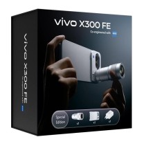 Vivo x300 fe 5g black + ch90w + kit fotografico