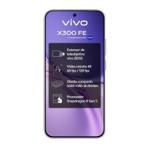 Vivo x300 fe 5g purple + ch90w + kit fotografico