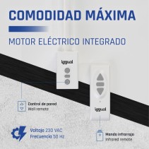 Iggual pantalla eléctrica 16:9 84" 184x104 cm