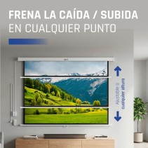 Iggual pantalla eléctrica 16:9 84" 184x104 cm
