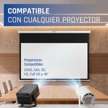 Iggual pantalla manual 16:9 92" 203x114 cm