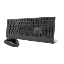 Nox lite duo teclado+ratón inalámbrico negro