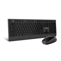 Nox lite duo teclado+ratón inalámbrico negro