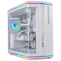 NOX Hummer Semitorre ATX cristal curvo ARGB Blnc