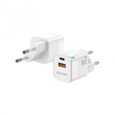Aisens cargador gan 20w 1xusb-c pd3.0 blanco