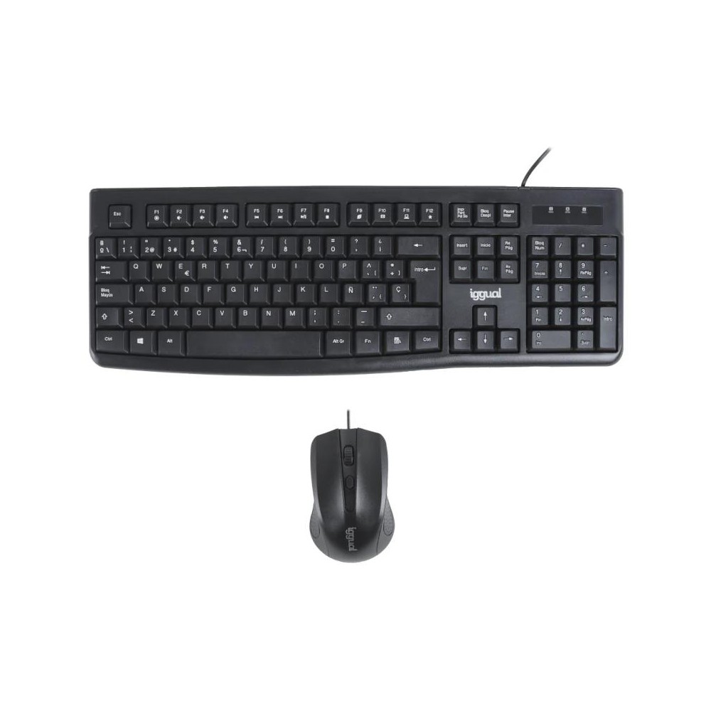 Iggual kit teclado y ratón cmk-business2 negro