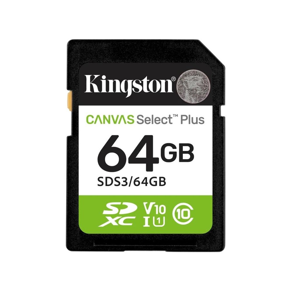 Kingston sd canvas select plus gen3 64gb 100 mb-s
