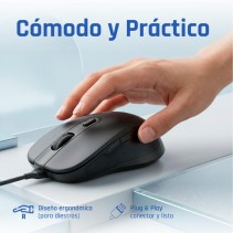 Iggual ratón usb office-elite-pro-6d 3600dpi
