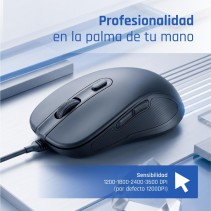 Iggual ratón usb office-elite-pro-6d 3600dpi