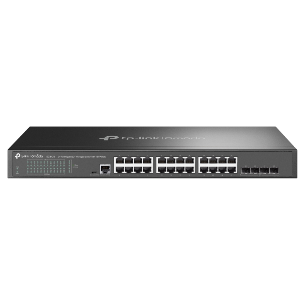 SWITCH TP LINK OMADA TL-SG3428 / L2, 24x1G, 4xSFP