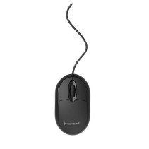 Gembird ratón óptico usb 3 botones cable negro