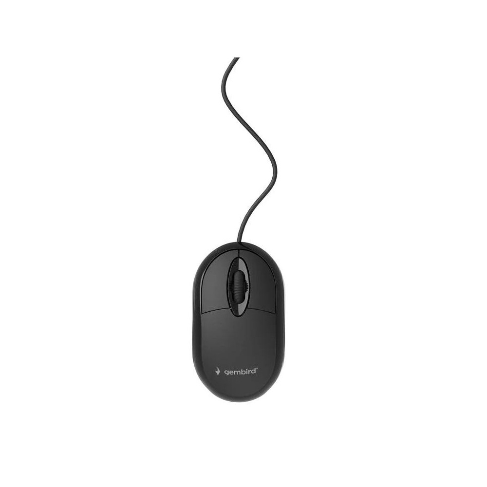 Gembird ratón óptico usb 3 botones cable negro