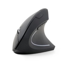 Gembird ratón óptico inalamb. ergo 6 botones negro