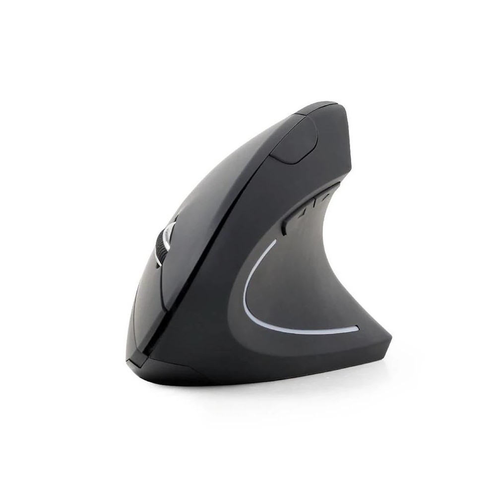 Gembird ratón óptico inalamb. ergo 6 botones negro
