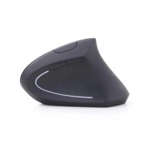 Gembird ratón óptico inalamb. ergo 6 botones negro