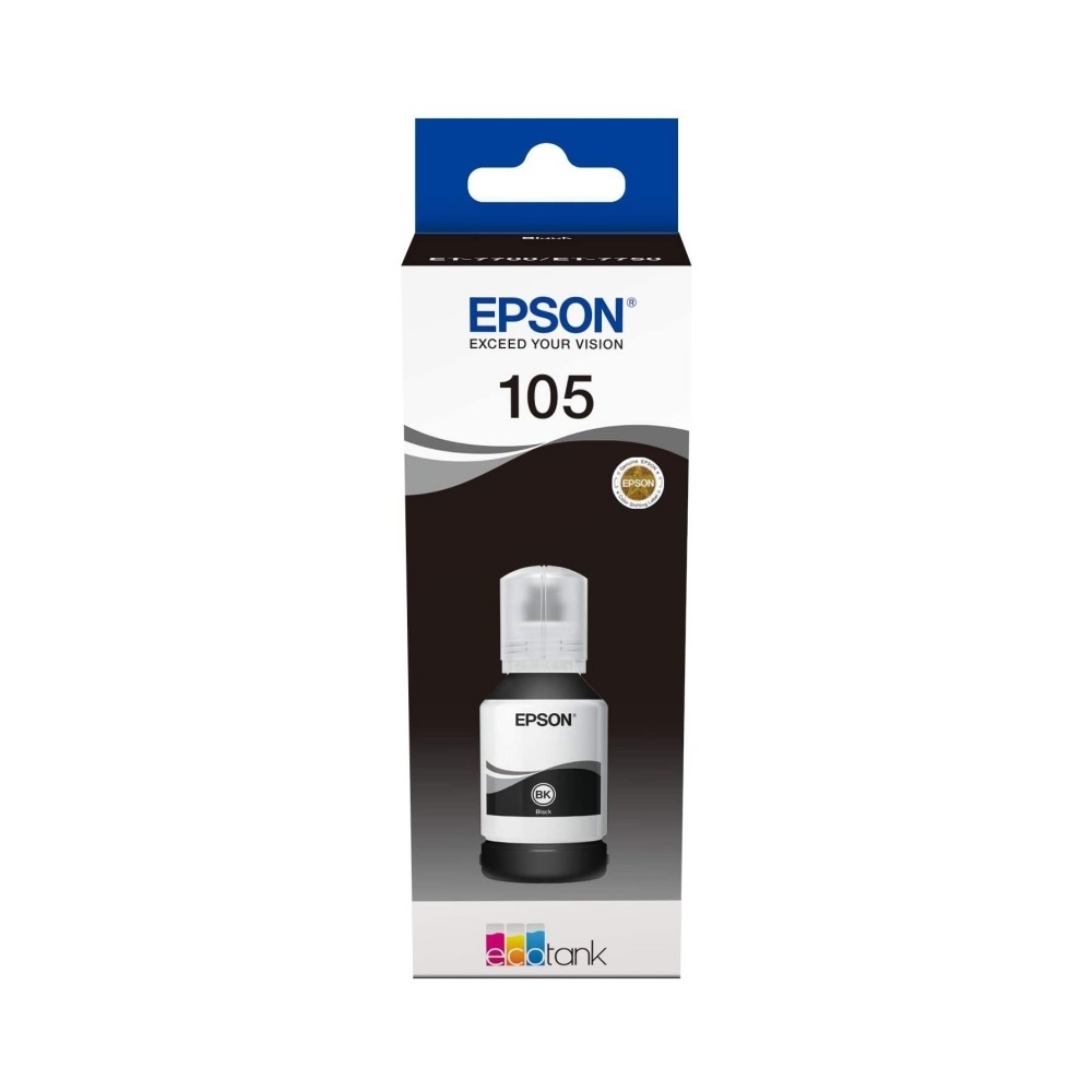 Epson botella tinta ecotank 105 negro