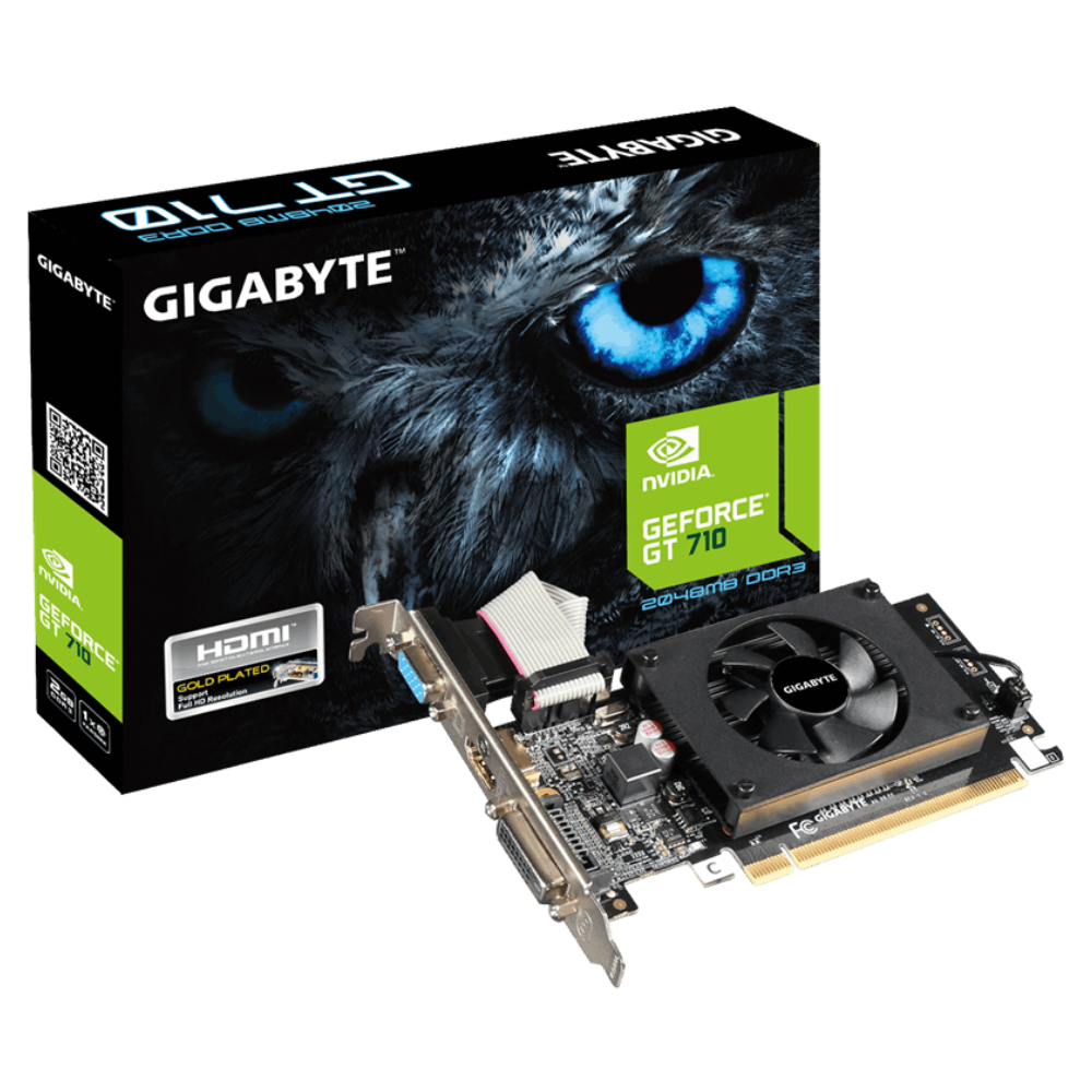 TARJETA GRAFICA GIGABYTE GT 710 2GB DDR3
