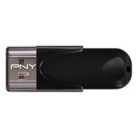 MEMORIA USB 2.0 PNY 32GB ATTACHE 4 NEGRO