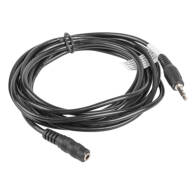 CABLE ESTEREO LANBERG JACK 3.5 MM MACHO/JACK 3.5MM HEMBRA 3M NEGRO