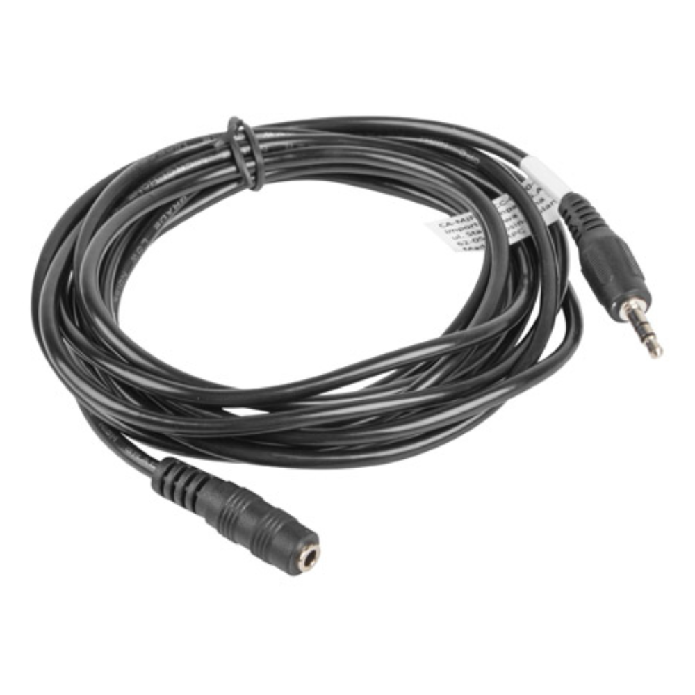 CABLE ESTEREO LANBERG JACK 3.5 MM MACHO/JACK 3.5MM HEMBRA 3M NEGRO