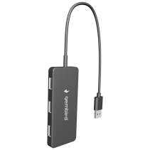 HUB USB GEMBIRD 2.0 4 PUERTOS NEGRO