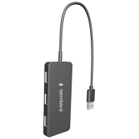 HUB USB GEMBIRD 2.0 4 PUERTOS NEGRO