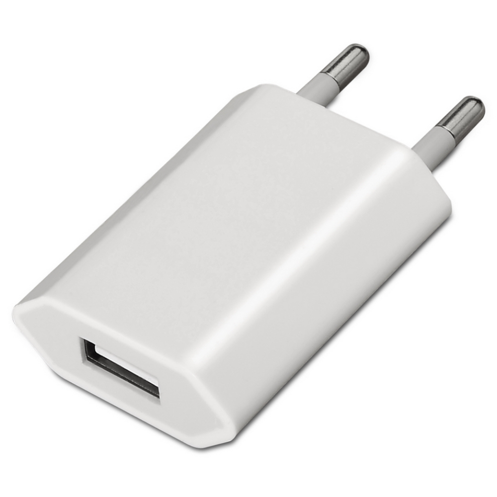 MINI CARGADOR AISENS USB 5V/1A BLANCO