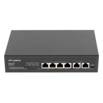 SWITCH LANBERG 6 PTOS 100MB 4xPOE+/2x FAST ETHER 60W RACK 10"/19"
