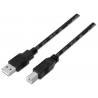 CABLE AISENS USB 2.0 IMPRESORA TIPO A M-B M NEGRO 3.0M