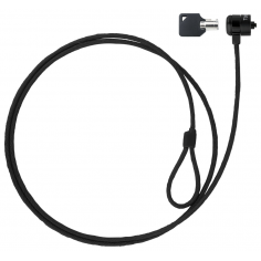 CABLE SEGURIDAD TOOQ CON LLAVE PARA PORTATILES 1.5M
