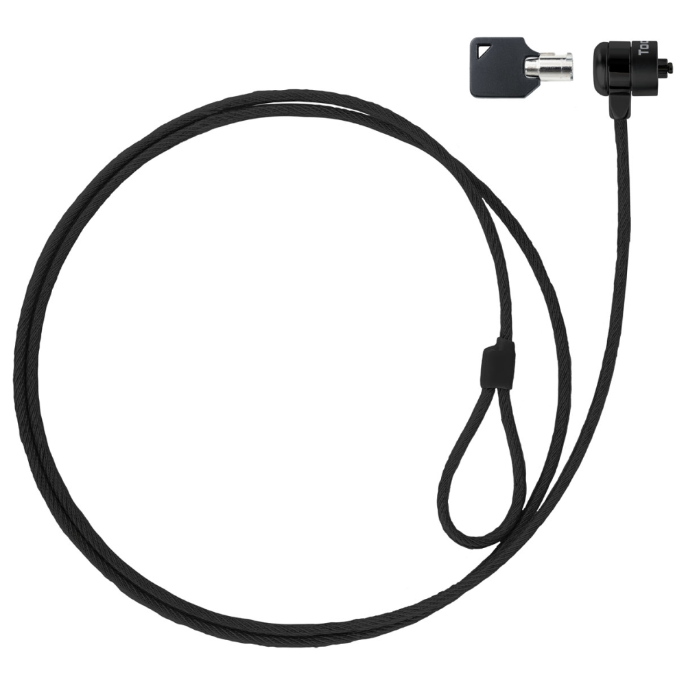 CABLE SEGURIDAD TOOQ CON LLAVE PARA PORTATILES 1.5M