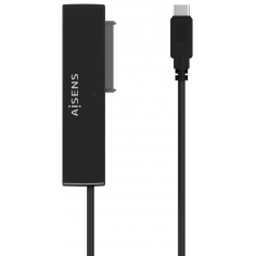 ADAPTADOR AISENS SATA A USB-C USB 3.0 3.1 GEN1 2.5" 3.5" NEGRO