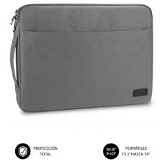 FUNDA PORTATIL SUBBLIM URBAN LAPTOP SLEEVE 13,3-14" GREY